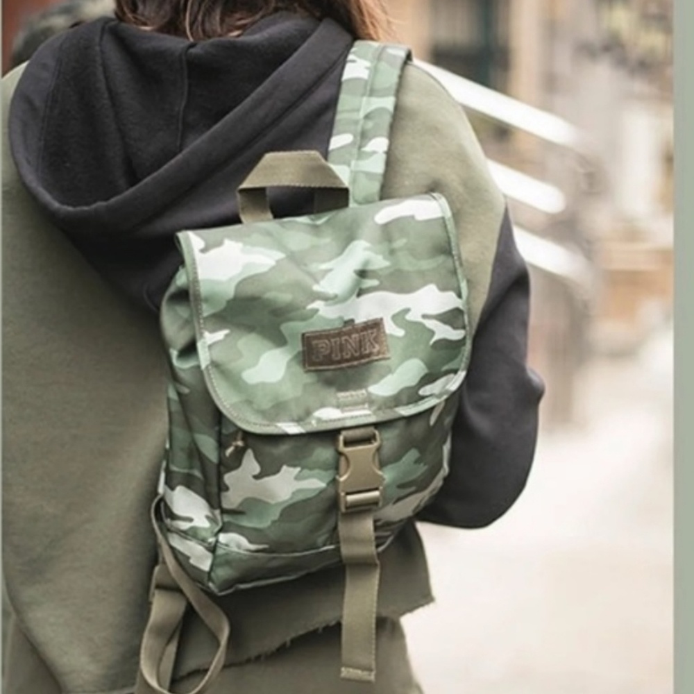 Victoria's Secret PINK mini camo backpack